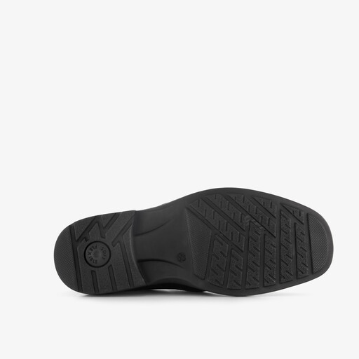 Leren heren instappers zwart