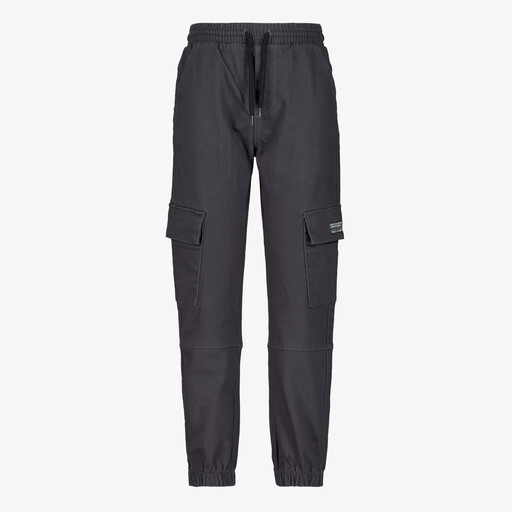 Jongens cargo joggingbroek grijs