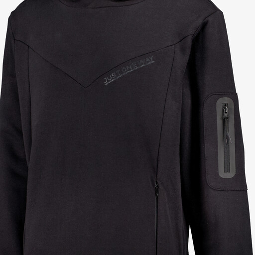 Unsigend jongens hoodie zwart