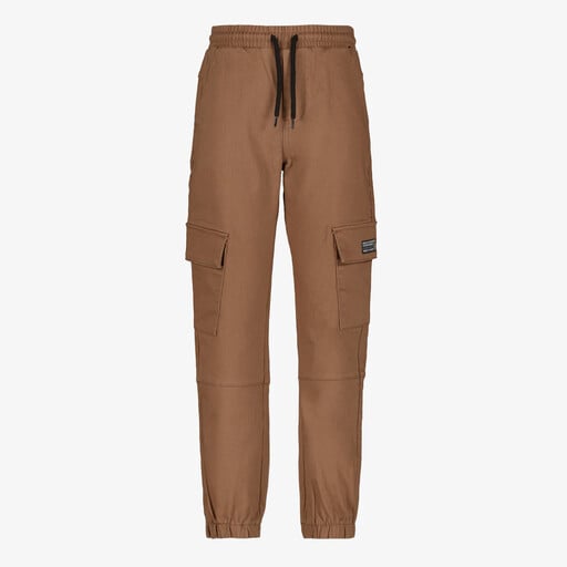 Jongens cargo joggingbroek bruin