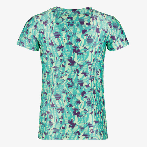 Dry meisjes sport T-shirt met print groen