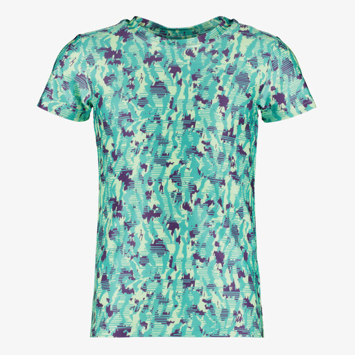 Dry meisjes sport T-shirt met print groen