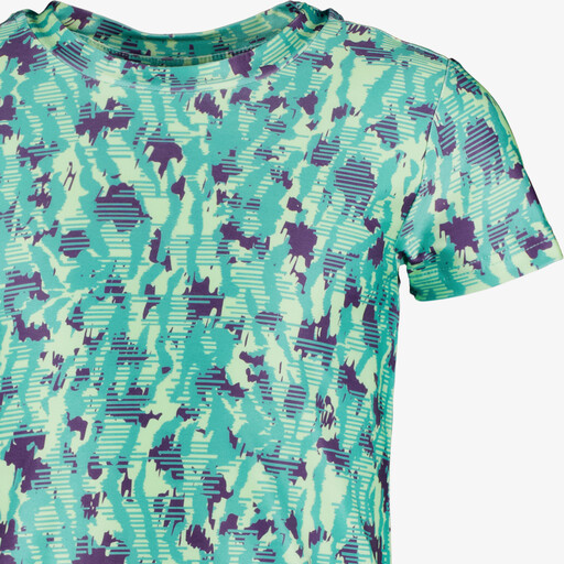 Dry meisjes sport T-shirt met print groen