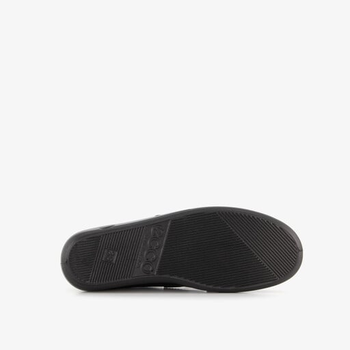 ECCO Soft 2.0 leren dames sneakers zwart