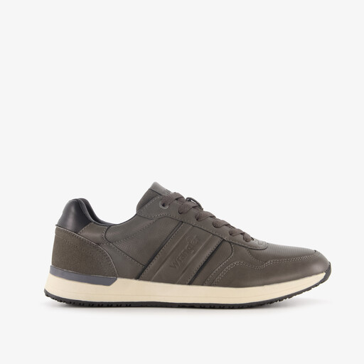 Heren sneakers grijs wit