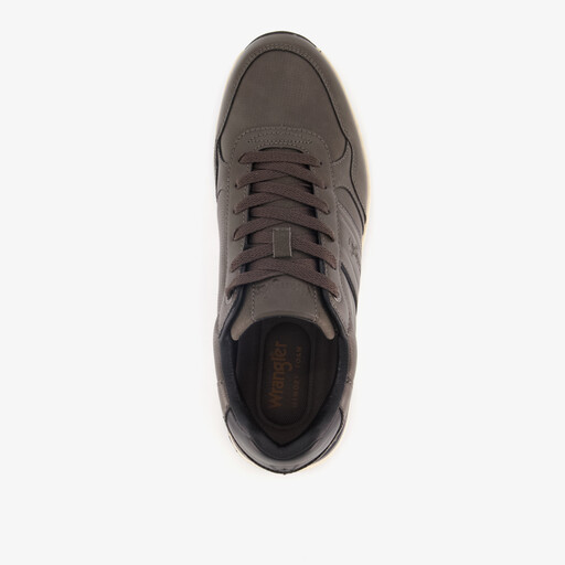 Heren sneakers grijs wit