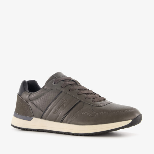 Heren sneakers grijs wit