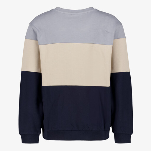 Name It Reg jongens sweater blauw beige