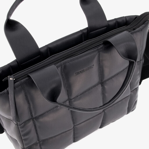 Dames handtas gewatteerd zwart