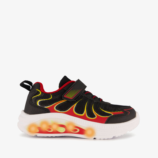 Jongens sneakers met lichtjes zwart
