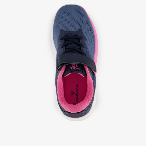 Meisjes sportschoenen blauw roze