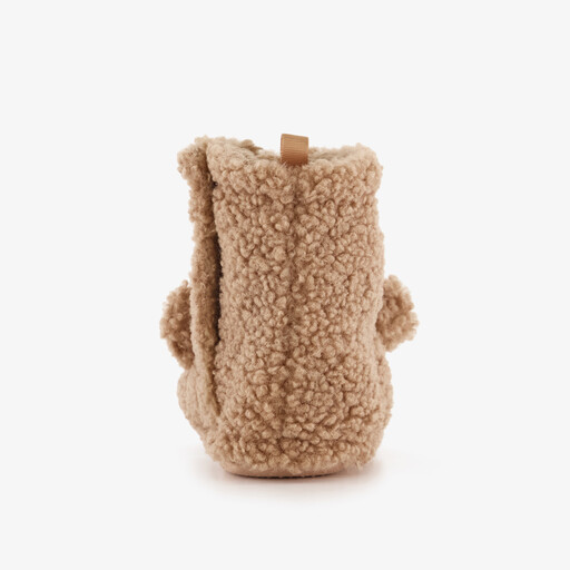 Beertjes pantoffels met antislipzool bruin