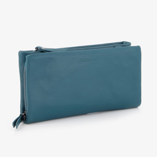 Dames schoudertasje blauw
