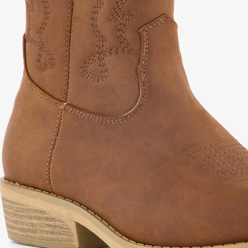Meisjes cowboylaarzen cognac