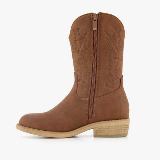 Meisjes cowboylaarzen cognac