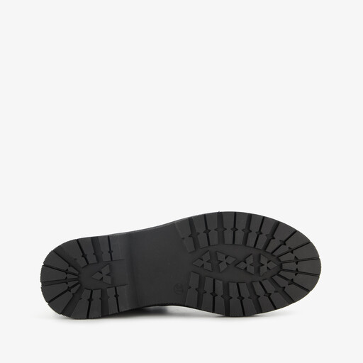 Dames veterboots grijs