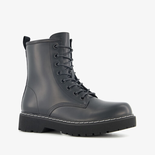 Dames veterboots zwart