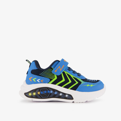 Jongens sneakers met lichtjes blauw groen