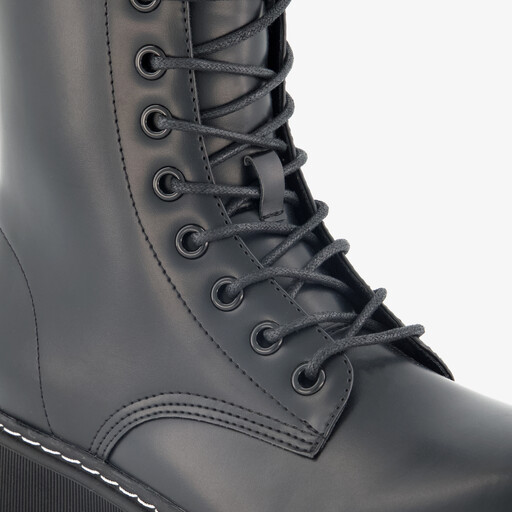 Dames veterboots zwart