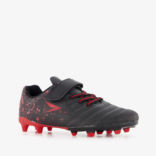 Glide FG kinder voetbalschoenen zwart rood