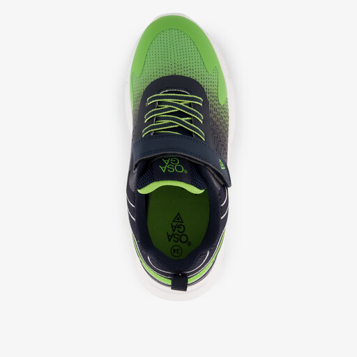 Kinder sportschoenen groen blauw