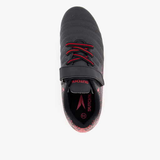 Glide FG kinder voetbalschoenen zwart rood