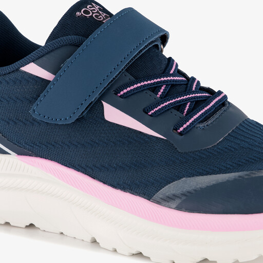 Meisjes sportschoenen blauw roze