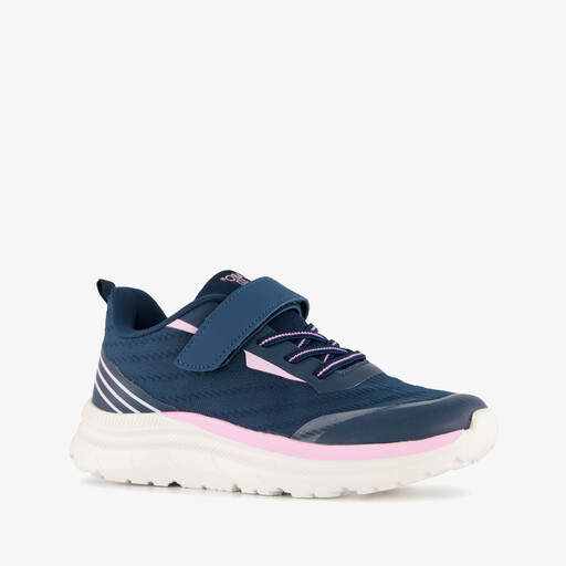 Meisjes sportschoenen blauw roze