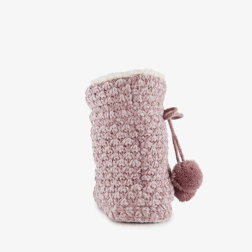 Gevoerde hoge dames sloffen roze