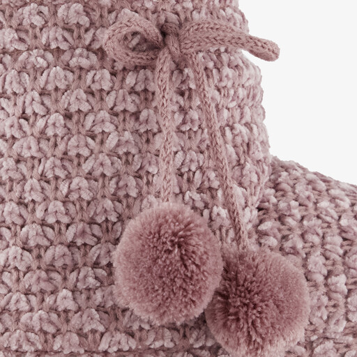 Gevoerde hoge dames sloffen roze