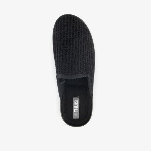 Heren pantoffels grijs