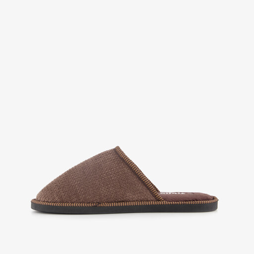 Heren instap pantoffels bruin