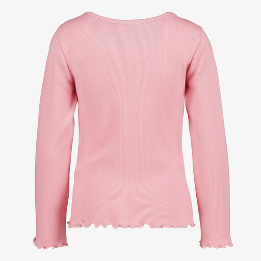 Meisjes shirt met lange mouwen roze