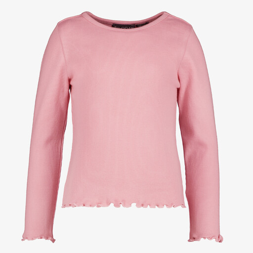 Meisjes shirt met lange mouwen roze