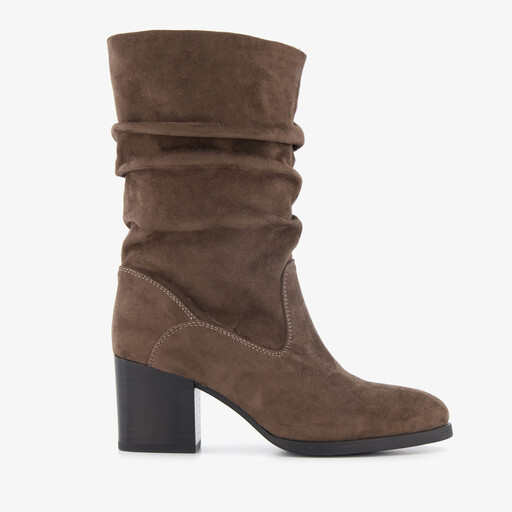 Dames laarzen met hak bruin