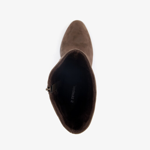 Dames laarzen met hak bruin