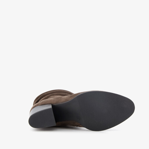 Dames laarzen met hak bruin