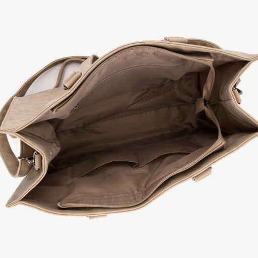 Dames schoudertas beige