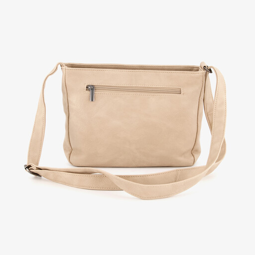 Dames schoudertas beige
