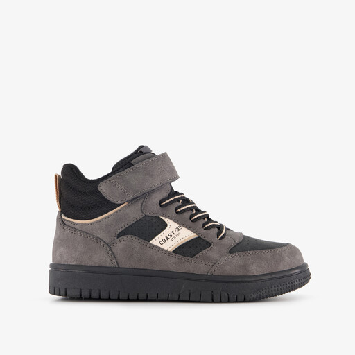 Hoge jongens sneakers grijs