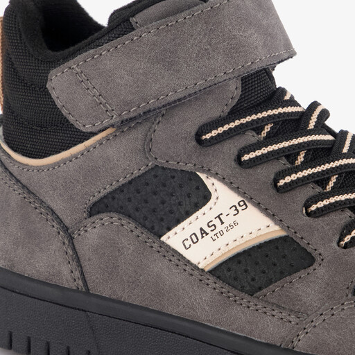 Hoge jongens sneakers grijs