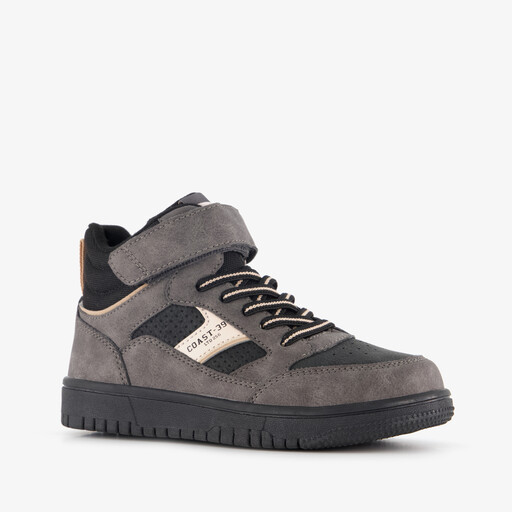 Hoge jongens sneakers grijs