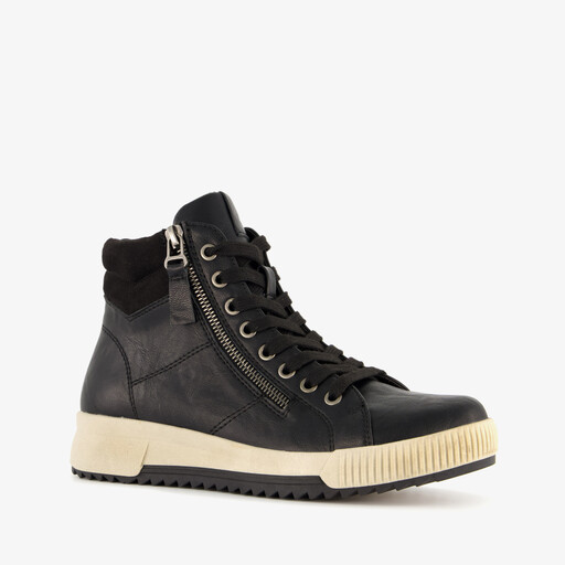 Hoge dames sneakers zwart