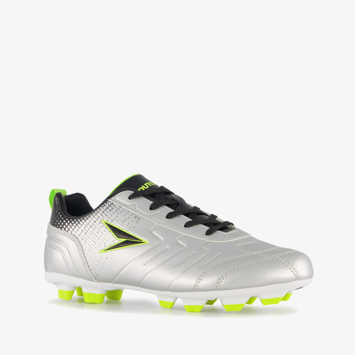 Top-Spin kinder voetbalschoenen zilver