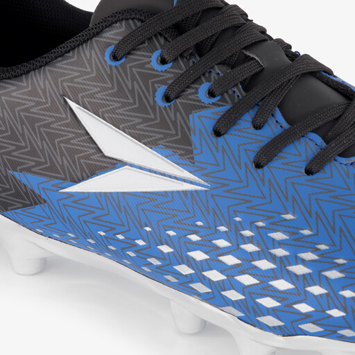 FG kinder voetbalschoenen zwart blauw