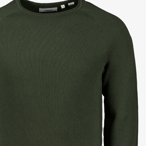 Gebreide heren sweater groen