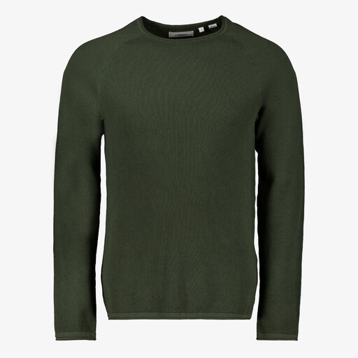 Gebreide heren sweater groen