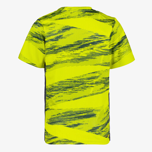 Dry kinder voetbal T-shirt geel zwart