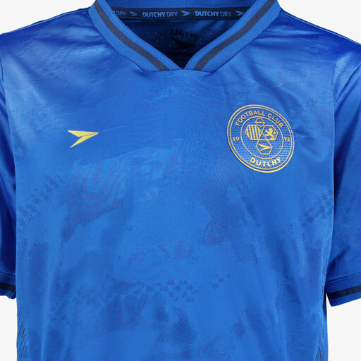 Dry kinder voetbal T-shirt blauw