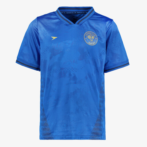 Dry kinder voetbal T-shirt blauw